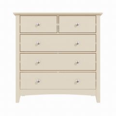 Luciana 2 Over 3 Drawer Chest Ivory