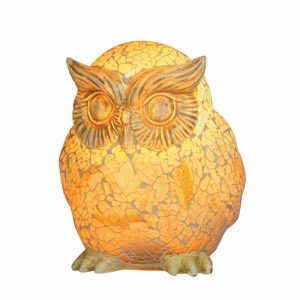 Tiffany Owl Mosaic Table Lamp