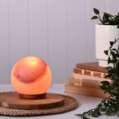 Himalayan Rock Salt Sphere Lamp