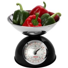 Dexam Black Mechanical Kitchen Scales