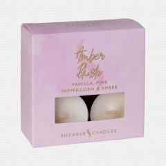 Scented Tealights Pk8 Amber Blush