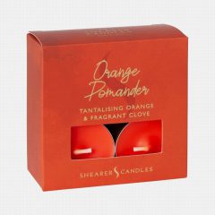 Scented Tealights Pk8 Orange Pomander