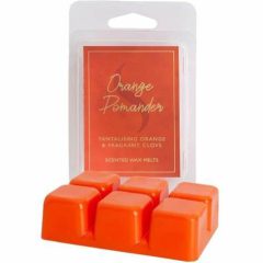 Scented Wax Melts Pk6 Orange Pomander