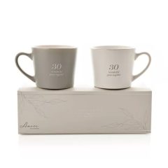 30th Wedding Anniversary Mug Set