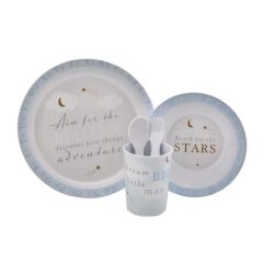 Bambino 5pce Dinner Set Blue