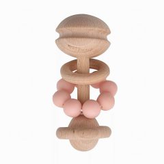 Bambino Rattle Teething Toy Pink
