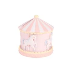 Hello Baby Carousel Money Box Pink