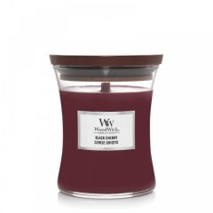 Woodwick Candle Black Cherry Med Hourglass