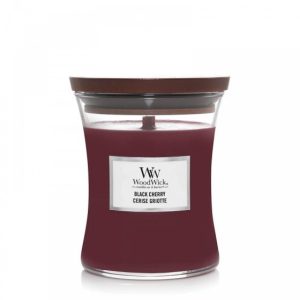 Woodwick Candle Black Cherry Med Hourglass
