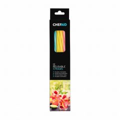 Chef Aid 12 Reusable Straws