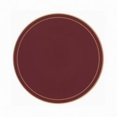 Melamine Round Placemats Red (6)