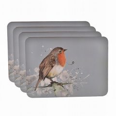 Meg Hawkins Set of 4 Placemats Robin
