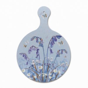Round Chopping Board Bluebells