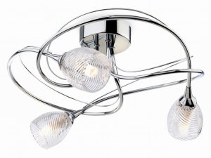 Henley 3 Light Flush Chrome