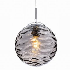 Mercury Pendant Chrome & Smoked Glass