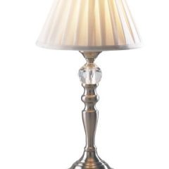 Beau Table Lamp Satin Chrome