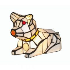 Tiffany Dog Novelty Lamp