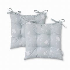 Meadowsweet Floral Seat pads Pk2
