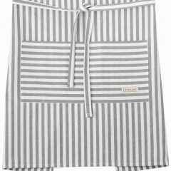 Stellar Waist Apron Grey Stripe