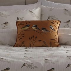Chickadee Gold Cushion