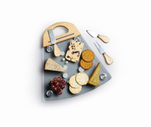 Masterclass Glass Deluxe Cheese Serving Set - Image 3