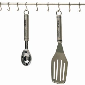 Kitchen Craft S/S 52cm Utensil Hanging Rack - Image 2