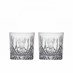 Scottish Thistle Whisky Tumbler Pair - Image 2