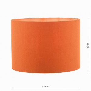 Shade Orange Drum Lamp - Image 2