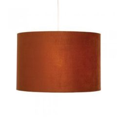 Velvet Drum Shade Orange 14″