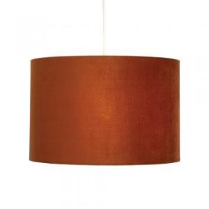 Velvet Drum Shade Orange 14"