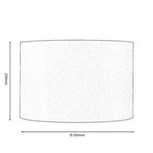Velvet Drum Shade Soft Grey 12" - Image 2