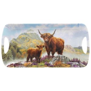 Highland Cow Large Sandwich Tray