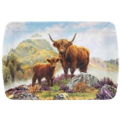Highland Cow Small Sandwich Tray