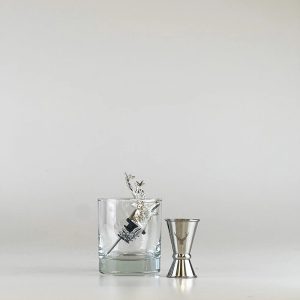 Stag Glass & Jigger Set