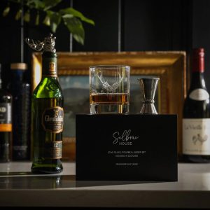 Stag Glass & Jigger Set - Image 2