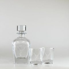 Stag Prince Decanter & Glass Set
