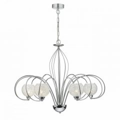 (DISC)Rafferty 6LT Pendant Dual Mount P/CHR