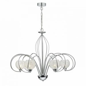 (DISC)Rafferty 6LT Pendant Dual Mount P/CHR