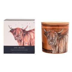 Meg Hawkins 2 Wick Candle Highland Cow