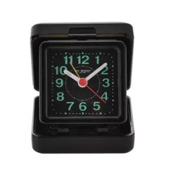 Hometime Quartz Travel Clock Black