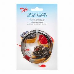 Tala Pastry Cutters Plain (3)