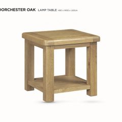 Dorchester Oak Lamp Table