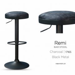 Remi Bar Stool Charcoal