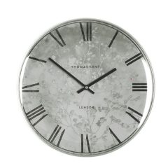 Roma Wall Clock Silver