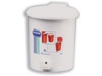 Addis White Vanity Pedal Bin
