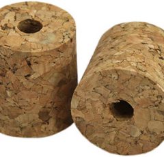 Cork Bungs 1 Gal Size Bored Pk 2