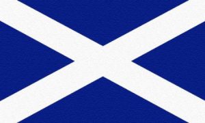 (DISCONTINUED) Scottish Saltire Mat