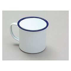 Enamel Mug White 9cm