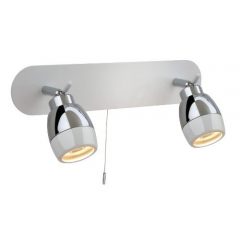 Marine 2 Light Bar Switched White with Chrome