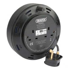 Status Twin Socket Cable Reel 10M 10A